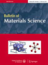 BULLETIN OF MATERIALS SCIENCE杂志封面